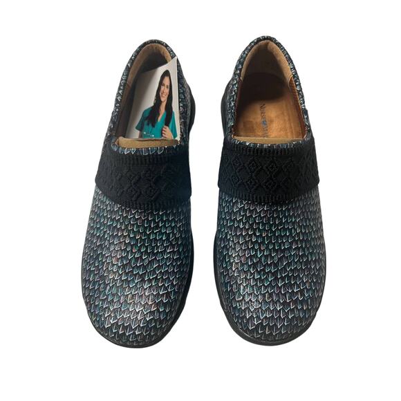 Womens Nurse Mates Cally Moonlit Mermaid Clogs NWT - Picture 1 of 8